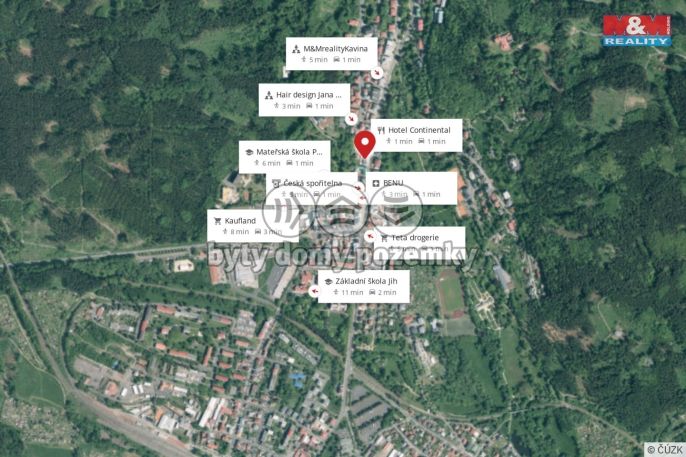 Pronájem, Obchod a služby, Mariánské Lázně