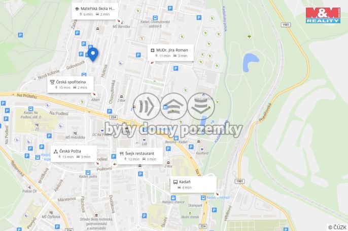 Prodej, Byt 3+1, Kadaň