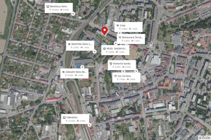 Pronájem, Byt 3+kk, Benešov