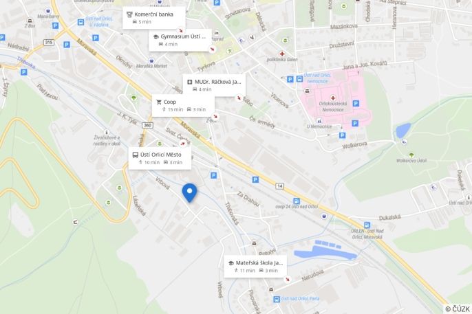 Prodej, Byt 2+1, Ústí nad Orlicí