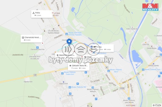 Prodej, Pozemek k bydlení, Břeclav