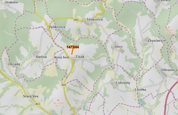 Prodej, Pole, Tísek