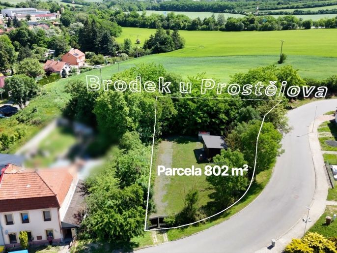 Prodej, Pozemek k bydlení, Brodek u Prostějova
