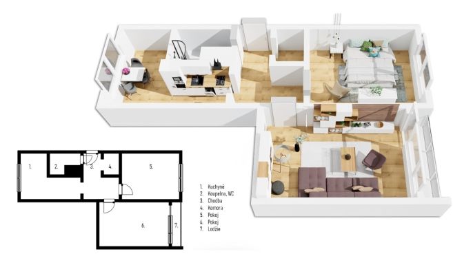 Prodej, Byt 2+1, Liberec