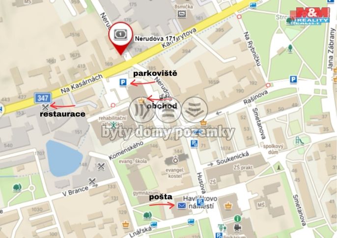 Pronájem, Byt 2+kk, Humpolec