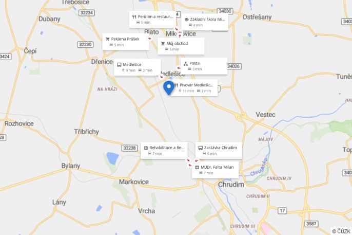Prodej, Pozemek k bydlení, Chrudim