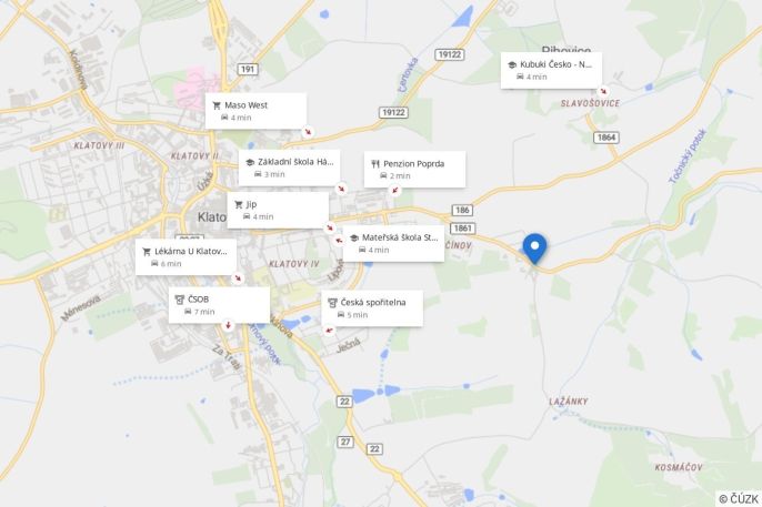 Prodej, Pozemek k bydlení, Klatovy