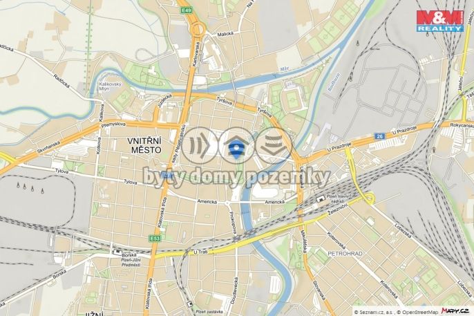 Pronájem, Byt 4+kk, Plzeň