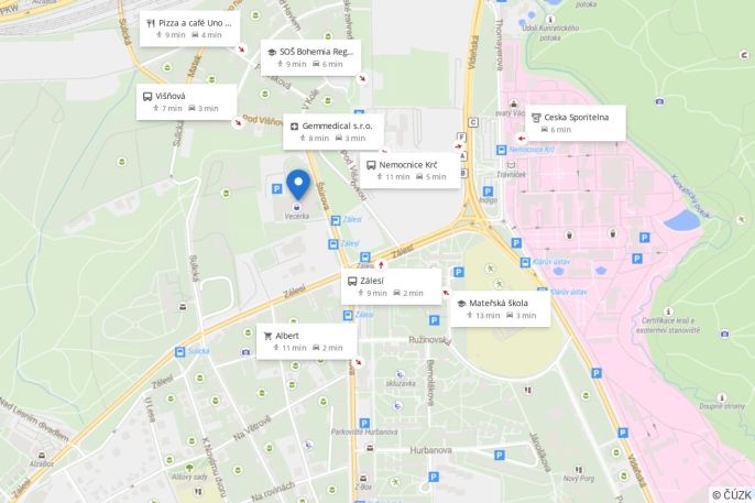 Pronájem, Byt 1+kk, Praha