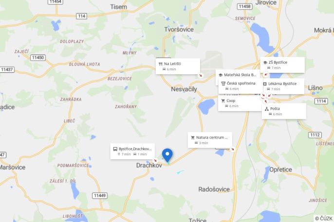 Prodej, Pole, Bystřice