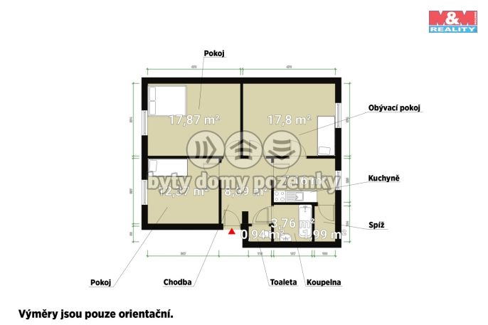 Prodej, Byt 3+1, Plzeň