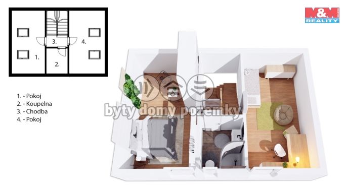 Prodej, Nájemní dům, Černá v Pošumaví