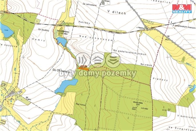 Prodej, Pole, Jistebnice