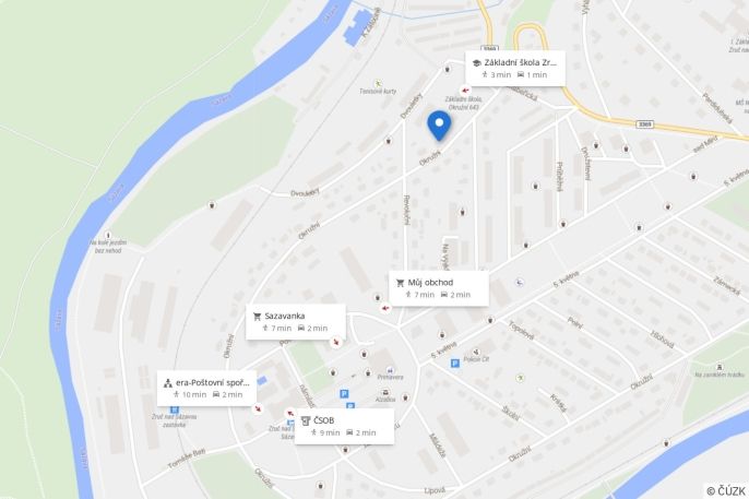 Prodej, Byt 3+1, Zruč nad Sázavou