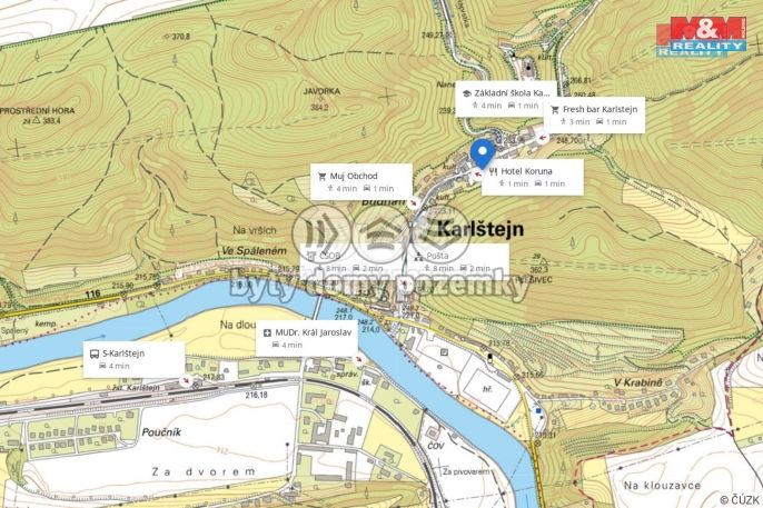 Pronájem, Byt 3+kk, Karlštejn