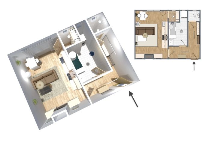 Prodej, Byt 1+kk, Kolín