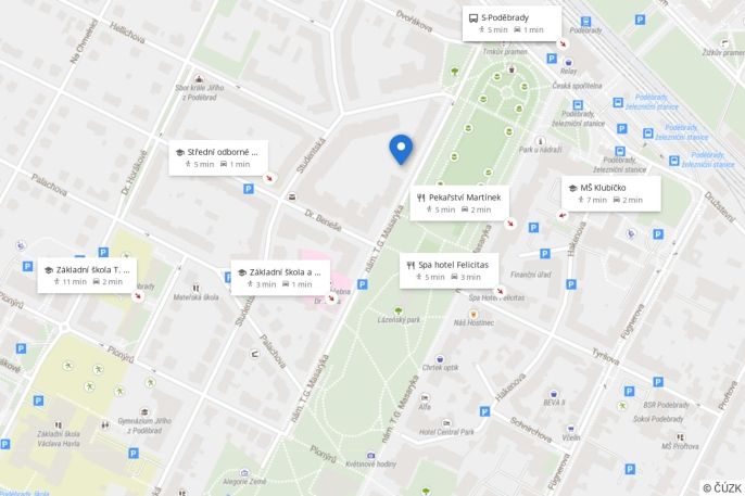 Pronájem, Byt 3+kk, Poděbrady