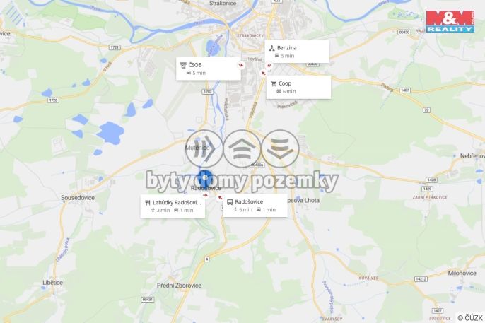 Pronájem, Byt 1+kk, Radošovice