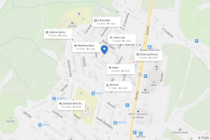 Pronájem, Byt 4+1, Česká Lípa