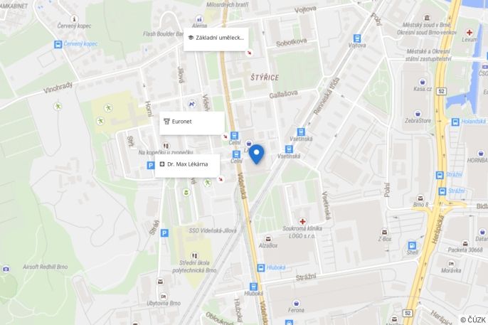 Pronájem, Byt 2+kk, Brno