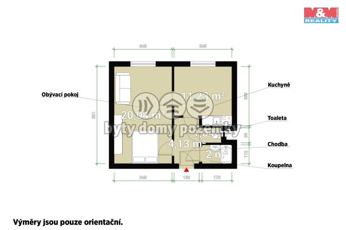 Pronájem, Byt 1+1, Plzeň