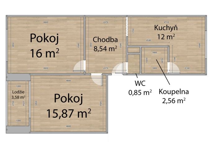 Prodej, Byt 2+1, Teplá