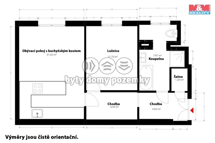 Prodej, Byt 2+kk, Klatovy