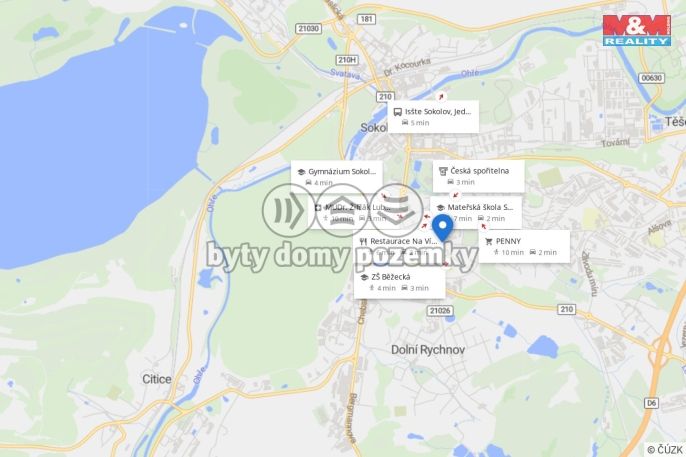 Prodej, Byt 4+1, Sokolov