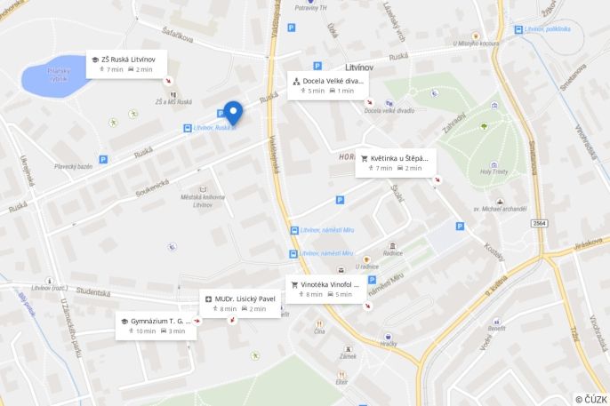 Pronájem, Byt 2+1, Litvínov