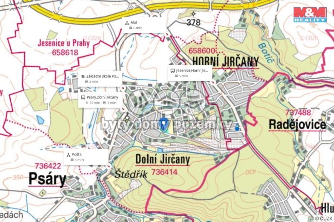 Prodej, Komerční pozemky, Psáry