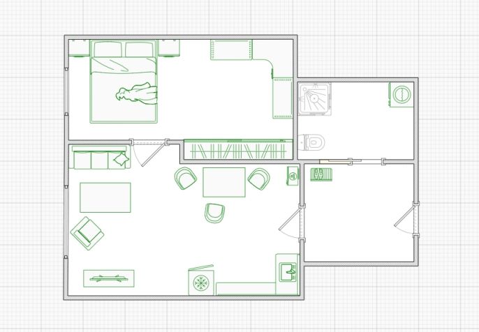 Pronájem, Byt 2+kk, Praha