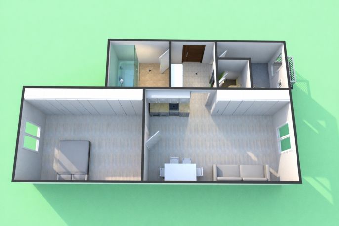 Prodej, Byt 2+kk, Praha