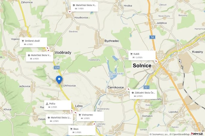 Prodej, Chalupa, Voděrady