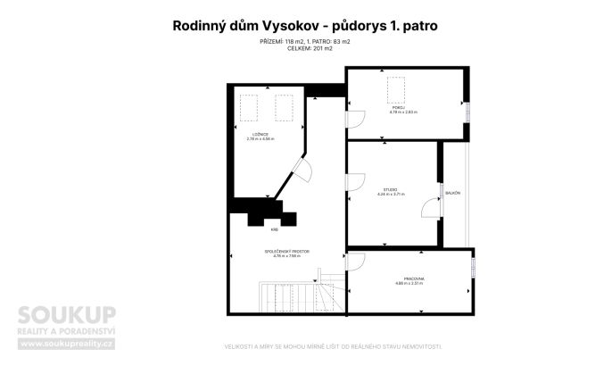 Prodej, Rodinný dům, Vysokov