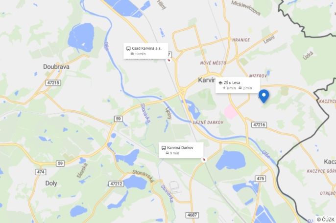 Pronájem, Byt 3+1, Karviná