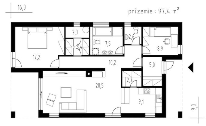 Prodej, Rodinný dům, Postupice