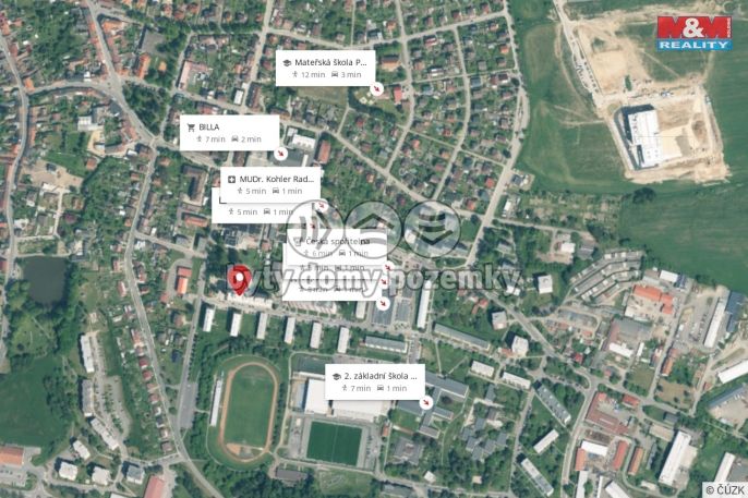 Pronájem, Byt 1+1, Milevsko