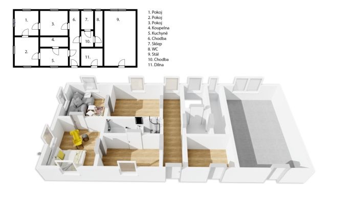 Prodej, Rodinný dům, Chotěvice