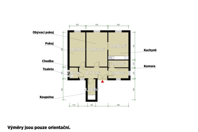 Pronájem, Byt 2+1, Plzeň