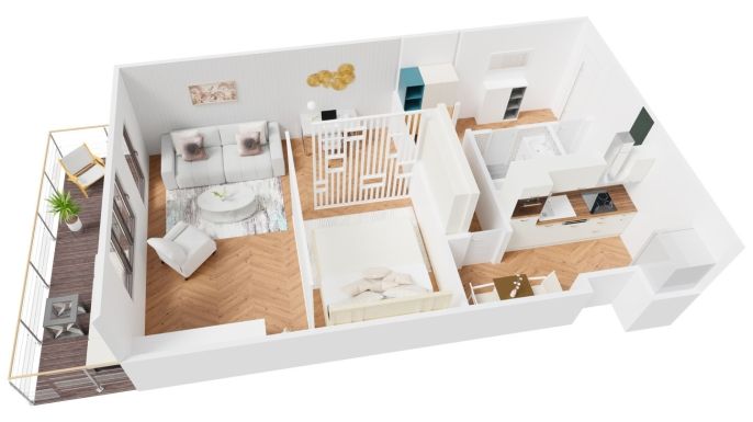 Pronájem, Byt 1+1, Ostrava