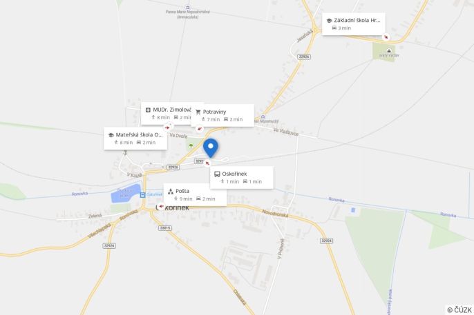 Prodej, Rodinný dům, Oskořínek