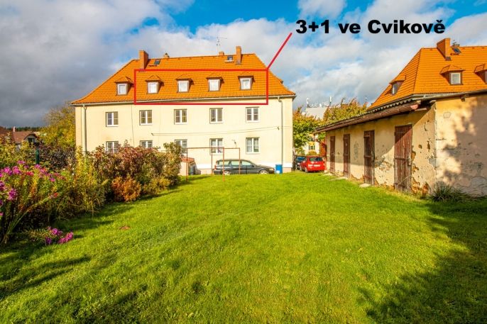Prodej, Byt 3+1, Cvikov