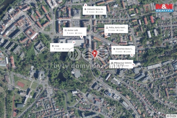 Pronájem, Byt 2+1, Sokolov