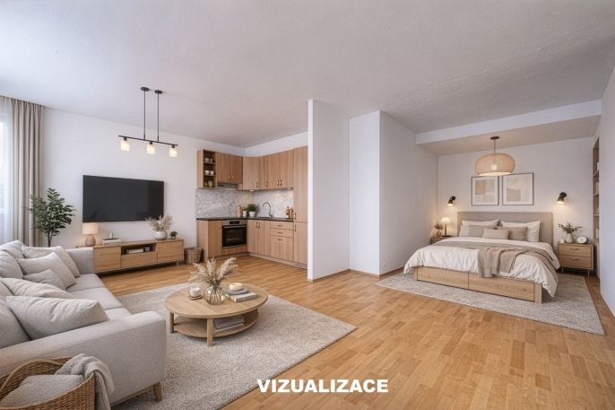 Prodej, Byt 1+kk, Praha