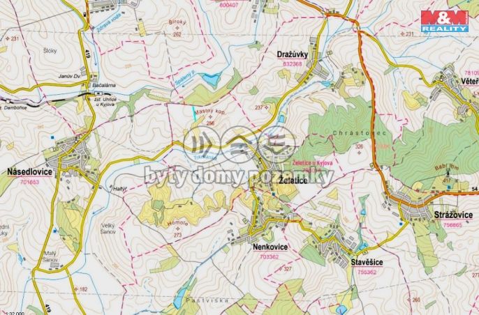 Prodej, Pole, Želetice