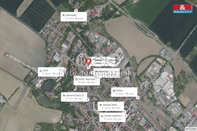 Pronájem, Byt 1+kk, Čáslav