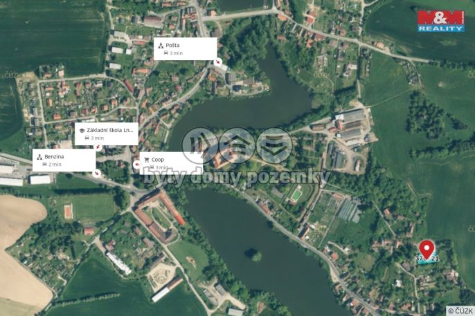 Prodej, Pozemek k bydlení, Lnáře