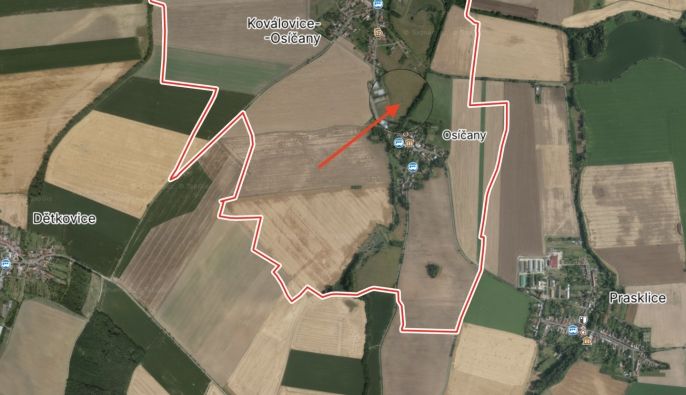 Prodej, Pole, Koválovice-Osíčany