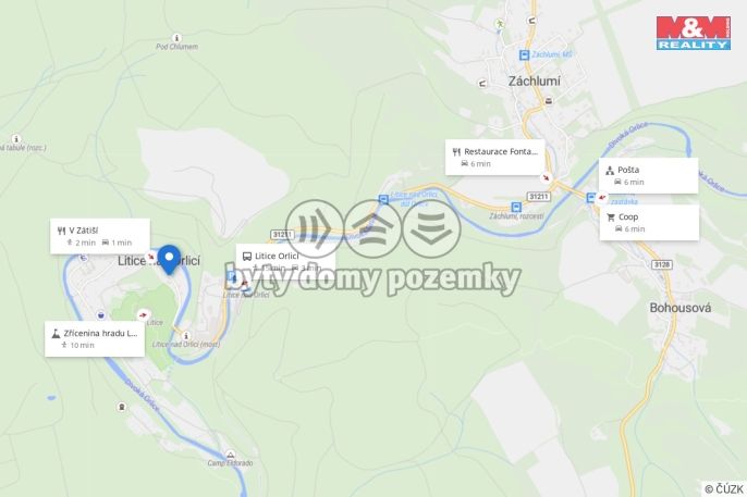 Prodej, Pozemek k bydlení, Záchlumí