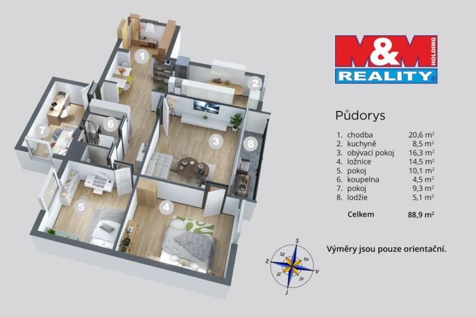 Prodej, Byt 4+1, Ústí nad Labem